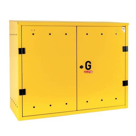 خزانة غاز مستقلة بأبعاد 1050x700x250 - لون أصفر