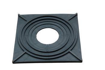 Support tile HDPE for surface boxes HDPE - round