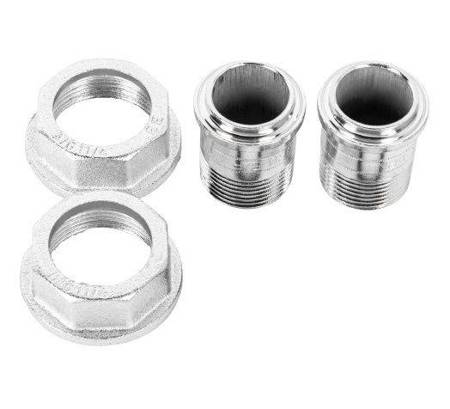 Connection nozzle DN25 - nut 1 1/4" & connection thread for welding