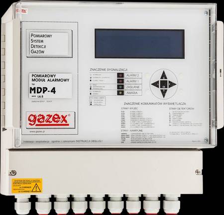 Control module MDP-4/M, 4 measuring inputs, 230V power supply