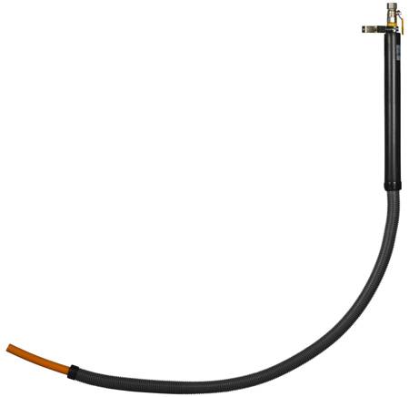 Flexible gas entry pipe PE 32/25 x ball valve 1" female thread, L6000