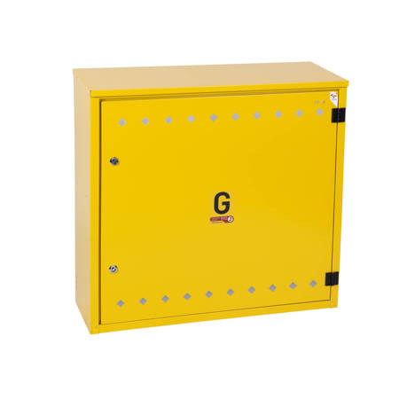 Free-standing gas cabinet 900x850x300 - yellow