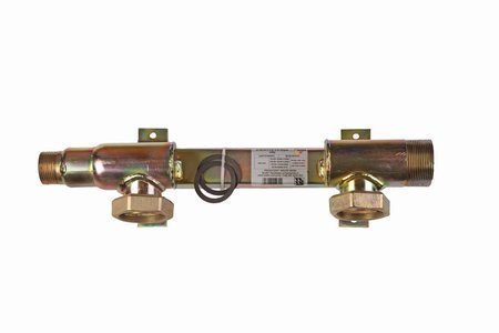 Gas meter bar for gas meter G10/G16, male thread 2" x male thread 2"