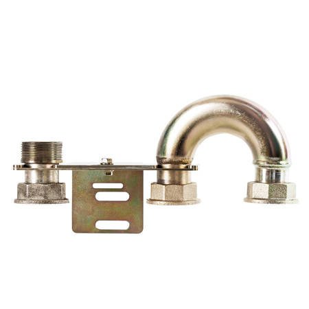 Gas meter bar for gas meter G4/G6, male thread 1¼" x half union with loose nut 1¼"