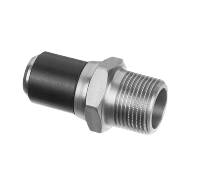 محول PE 40 x خيط ذكر 1"