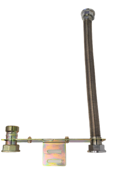 شريط قياس الغاز G4 R250 ملم - خيط ذكر 1 1/4'' × خرطوم مرن 1 1/4"