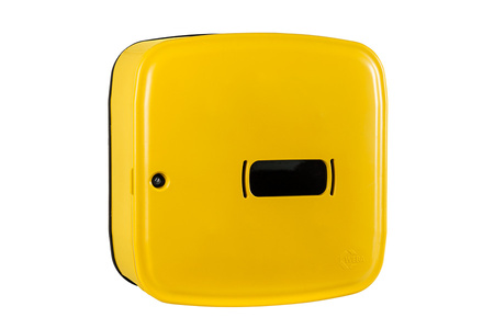 Plastic gas cabinet - yellow