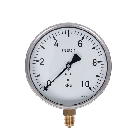 Pressure gauge M100-R-cl.1.6, 0-10kPa