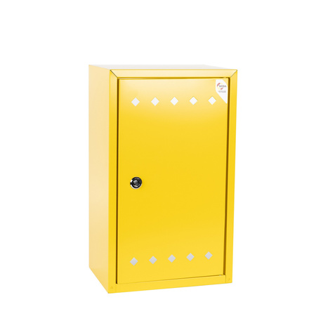 Wall-mounted gas cabinet LPG, 300x500x200 - yellow