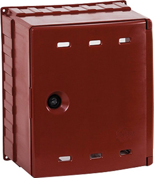 خزانة غاز معلقة على الحائط 300x340x200، بلاستيك، بنية