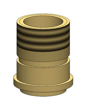 Raccord pour compteur de gaz 1 1/4" x 45 avec filetage R1