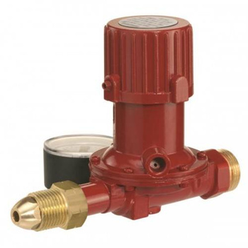 LPG regulator, 1st stage, with a pressure gauge 24 kg/h,1-4 bar