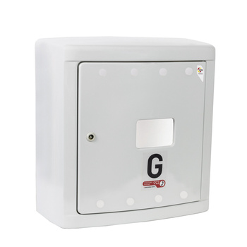 Armoire à gaz murale en stratifié, Gris