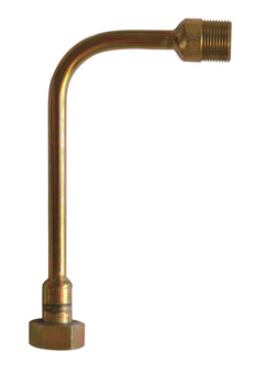 Gas pressure regulator connector, long version