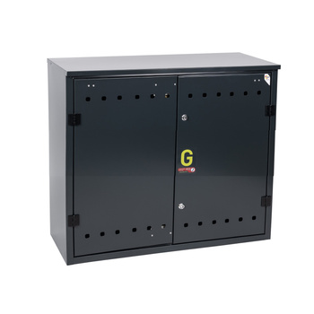 خزانة الغاز المركبة على الحائط 900x850x300، أنثراسيت