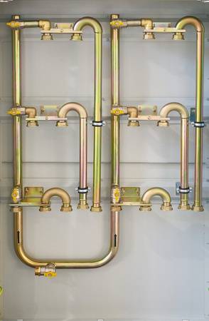 نقطة تقليل الضغط وقياس الغاز (MRS) لـ 5-6 مترات للغاز