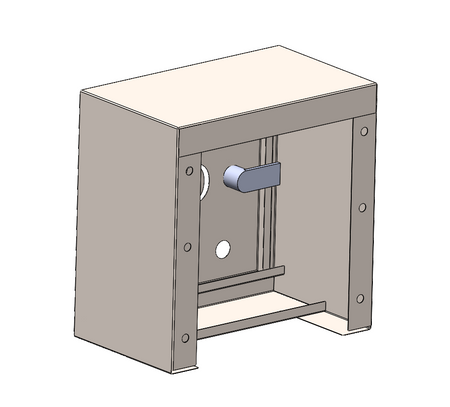 Mural Sans plaque derriere gaz en acier 250x250x150
