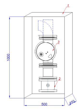 Poste de coupure de gaz DN80