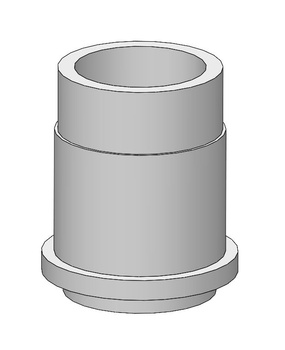 Raccord pour compteur de gaz 1 1/4" x 45