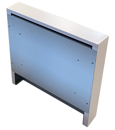 Armoire a gaz sur pied 600x600x250, toit plat, jaune