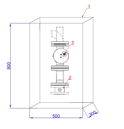 نقطة قطع الغاز DN40