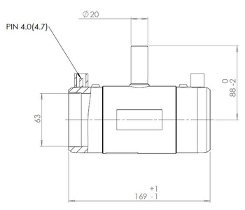 Electrofusion reducing tee 63x20