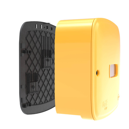 Plastic gas cabinet - yellow