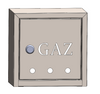 Wall-mounted gas cabinet 250x250x150 stainless steel