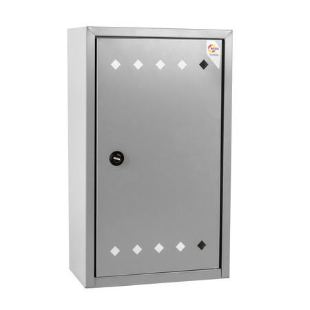 Wall-mounted gas cabinet, LPG, 300x500x200, grey