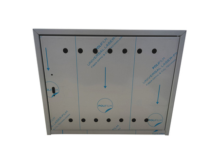 Wall-mounted gas cabinet 250x250x150 stainless steel