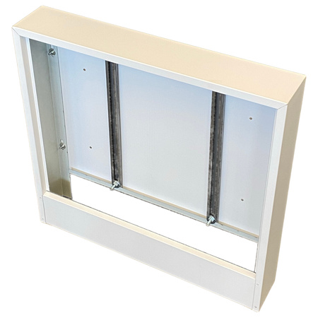 Armoire a gaz sur pied 600x600x250, toit plat, jaune