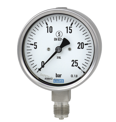 Pressure gauge M160-R-k.1.6, 0-16 kPa