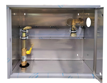 نقطة تخفيف ضغط الغاز وقياسه لعداد الغاز G4/G6