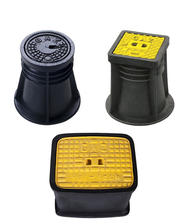 Surface box HDPE, 410x335x h=355