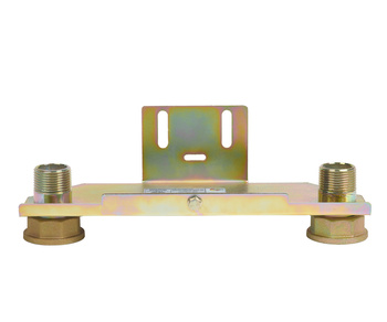 Support pour compteur de gaz G4/G6 250mm, filetage male 1" x filetage male 1''