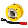 Vannes à sphère pour gaz / Robinets à sphère pour gaz, bride DN65, PN16, avec levier