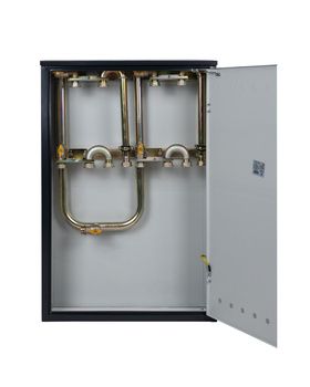 Station de comptage et de reduction de gaz (MRS) pour 3-4 compteurs de gaz