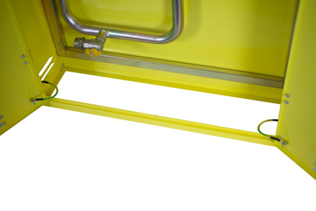 Gas pressure reducing and measuring point (MRS) for 5-6 gas meters